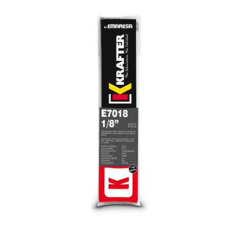 SOL01044 SOLDADURA 7018 2.5MM (3/32) KRAFTER 1 KG (CAJA 20 KG)