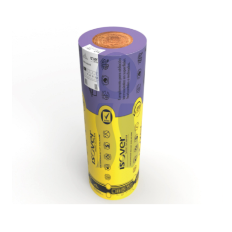 LAVILI50 LANA DE VIDRIO LIBRE 5OMM X 1,2 X 12 MT 14,4 M2 METATEK