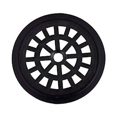 10100 REJILLA PILETA DE 4" REDONDA NEGRA (VENTA X MULTIPLOS DE 5 UNDS)