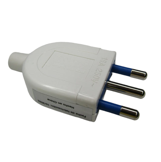 93PTB0R034 ENCHUFE VOLANTE MACHO 16A BLANCO