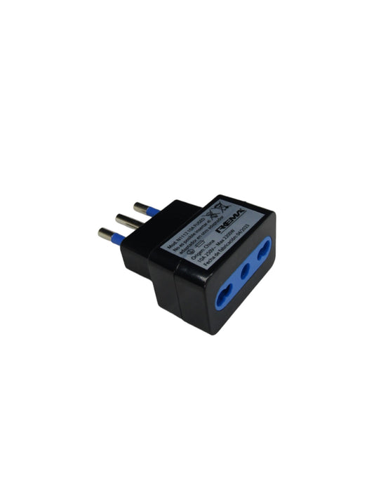 93PT0N1112 ADAPTADOR 10/16 2200W NEGRO CON PROTECCION