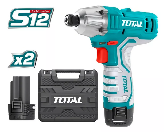 TIRLI1201 LLAVE DE IMPACTO INALAMBRICA 12V - 2 BATERIAS TORQ