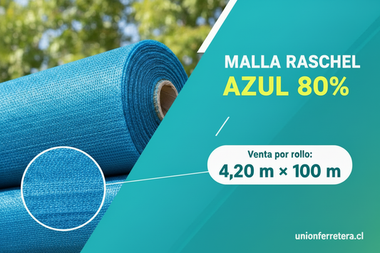 VAR02032 MALLA RASCHEL AZUL AR (80%) 4,2 x 100 MT