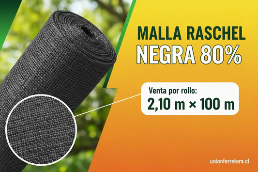 VAR02024 MALLA RASCHEL NEGRA (80%) 2,10x100MTS
