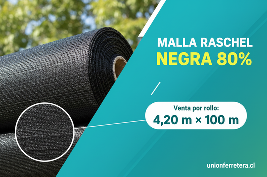 VAR02030 MALLA RASCHEL NEGRA AR (80%) 4,2x100mt