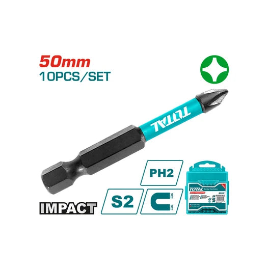 TACIM16PH223 JUEGO PUNTA PHILLIP MAGNET IMPACT 10PCS 50MM