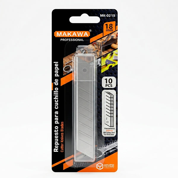 MK0356 REPUESTO CARTONERO 18MM 10PCS MAKAMA