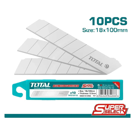 THT519112 REPUESTO CUCHILLO CARTONERO 10PCS 18MM TOTAL