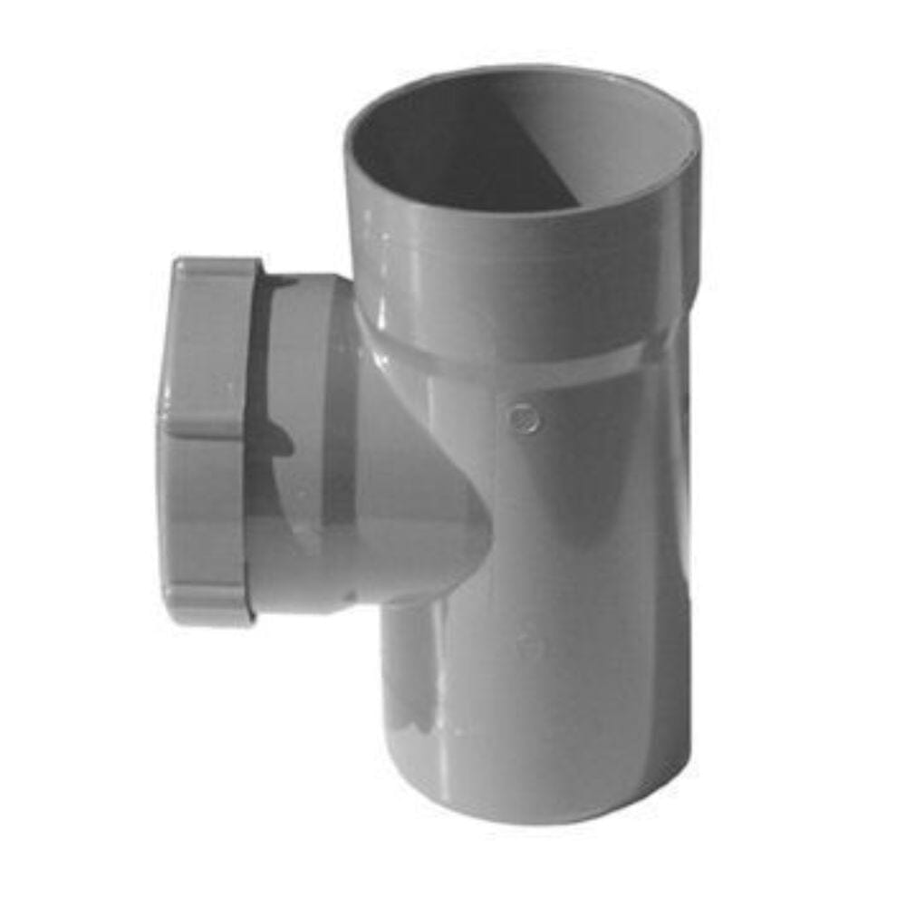 51049 TEE REGISTRO SANITARIO GRIS 75MM