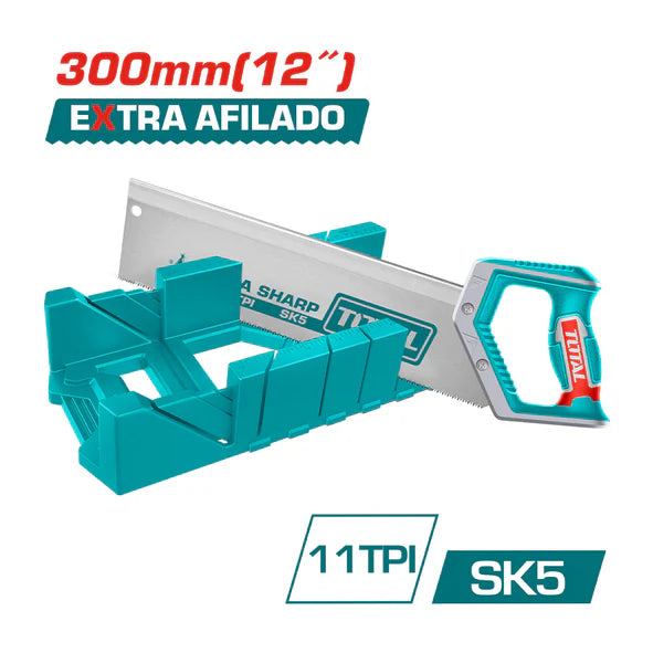 THTK591282 SERRUCHO COSTILLA 12" CON CAJA INGLETE