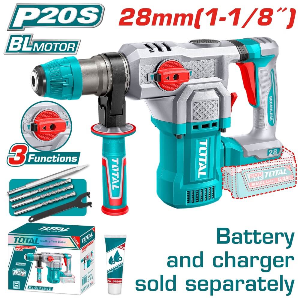 TRHLI20286 ROTOMARTILLO INALAMBRICO 20V 4.5J SDS PLUS