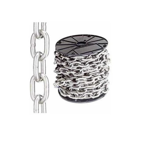 CAD02013XCARR CADENA ZINCADA ESLABON LARGO 9MM (5MTS X CARRETE) 6,8KG