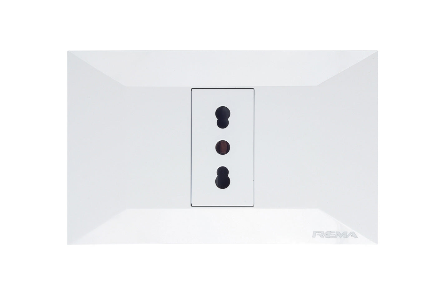 98PTGMM076 TOMACORRIENTE HEMBRA SIMPLE 10/16A 250V BLANCO MARFIL