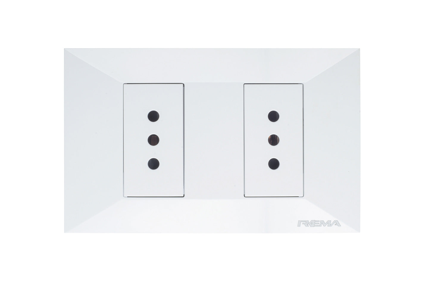 98PTGMM069 TOMACORRIENTE HEMBRA DOBLE 10A 250V BLANCO MARFIL