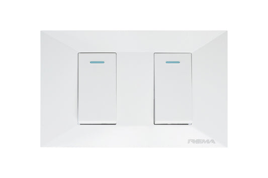 98PTGMM066 INTERRUPTOR DOBLE (9/12) 10A 250V BLANCO MARFIL