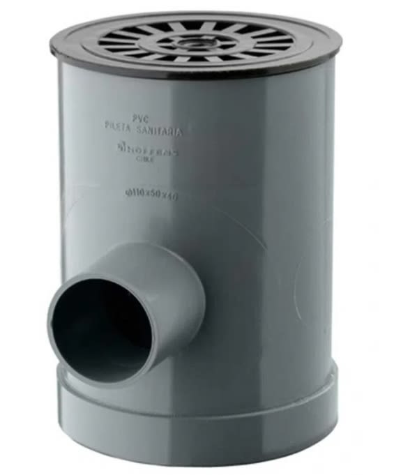 20602 REJILLA SANITARIA GRIS 110 50/40MM A (VENTA X MULTIPLOS DE 15 UNDS)