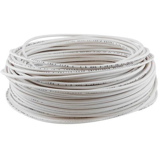 N0109323 CABLE LIBRE HALOGENO EVA 1,5 MM2 750V BLANCO