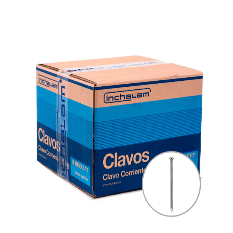 CLA01016 CLAVO (BOLSA 1KG) CORRIENTE  2 x 12 CAJA 25 KG