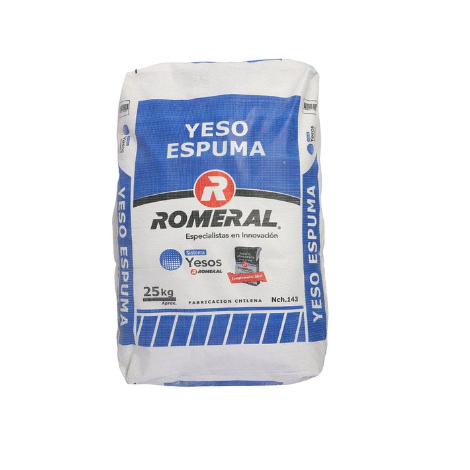 144194 YESO ESPUMA ROMERAL SACO 25 KG (60)