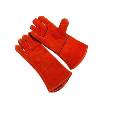 GSKR37 GUANTES SOLDADOR ROJO LARGO 37CM