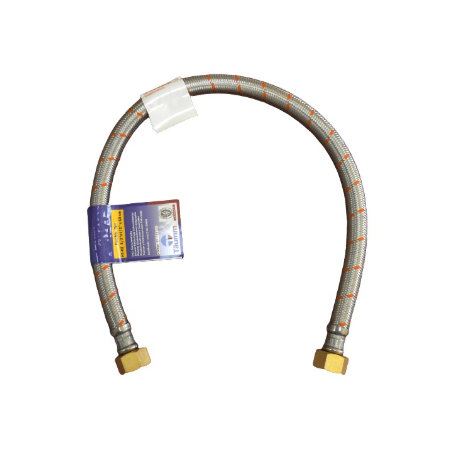 051133711 FLEXIBLE GAS HI-HI 1/2" 60 CM CERTIFACADO